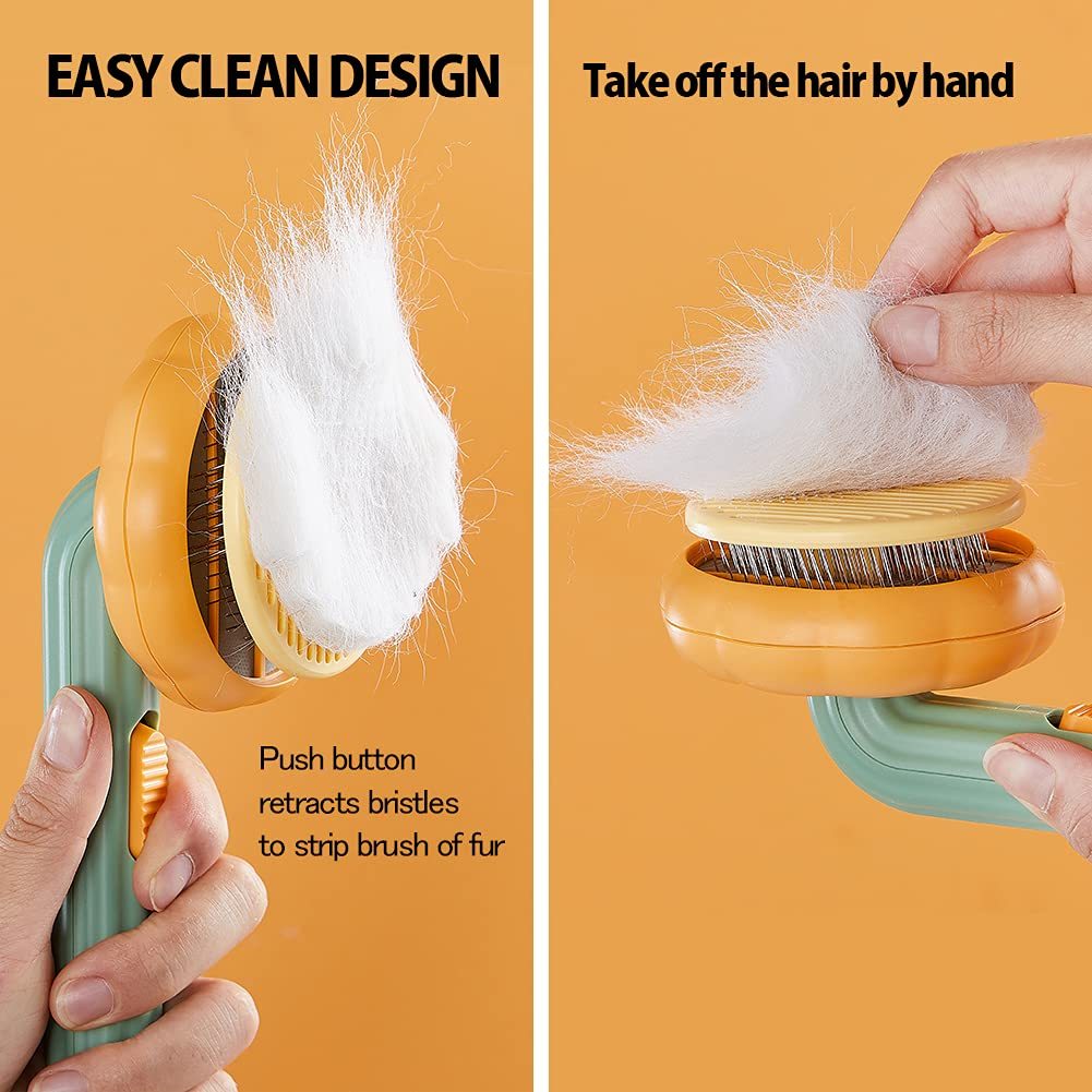 Pet Grooming Self Cleaning Slicker Brush