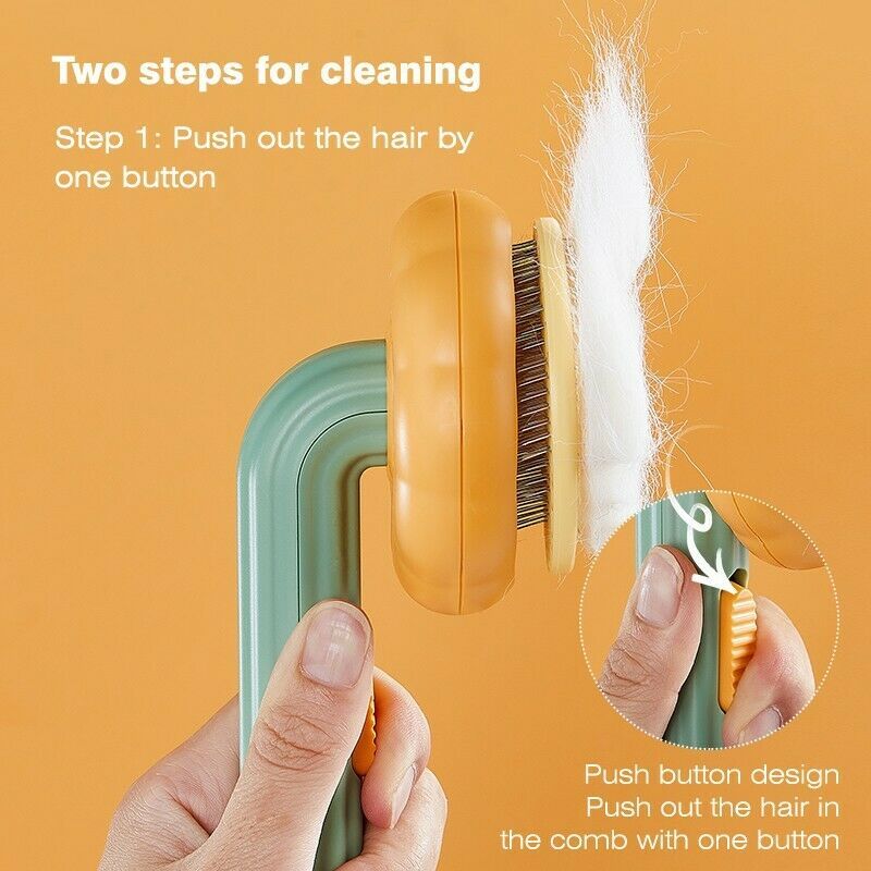 Pet Grooming Self Cleaning Slicker Brush